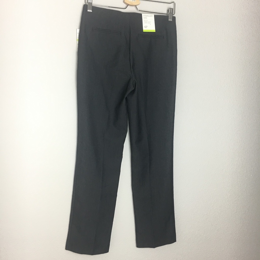 Style & Co. Petite  Straight Leg Pant Grey 4P NWT - Picture 8 of 8